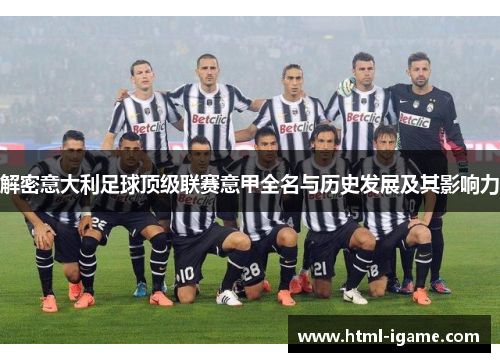 解密意大利足球顶级联赛意甲全名与历史发展及其影响力